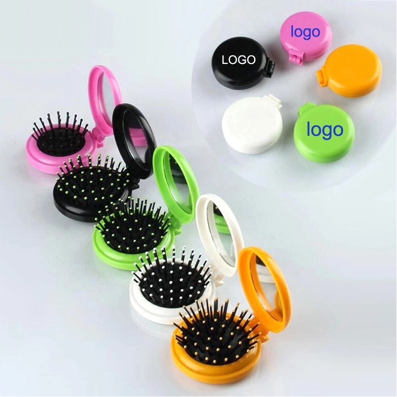 Compact Mirror & Brush Set 4