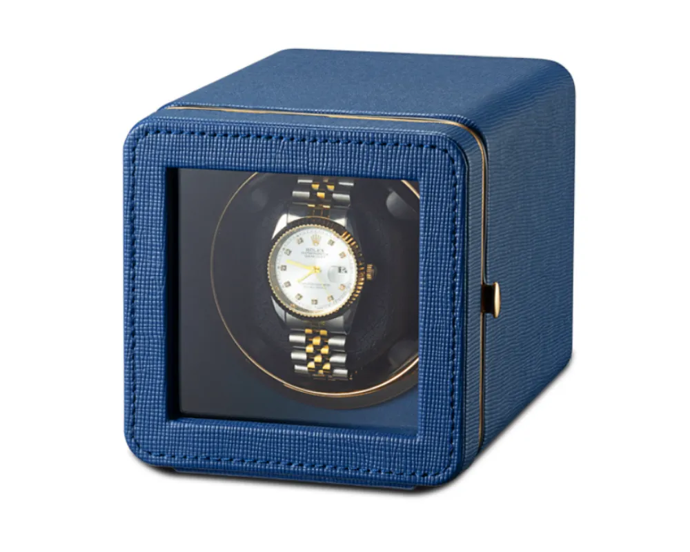 Colourful Mini 1-Slot Portable Watch Winder With Reinforced 9