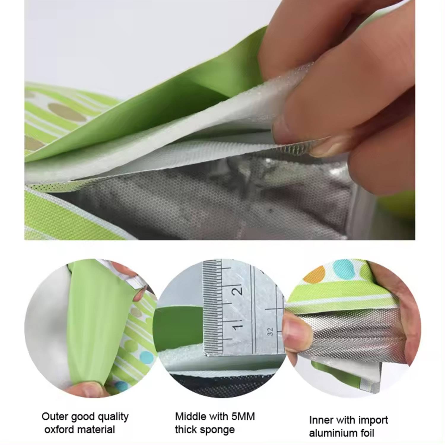 Round Bento Insulated Lunch Handbag 1