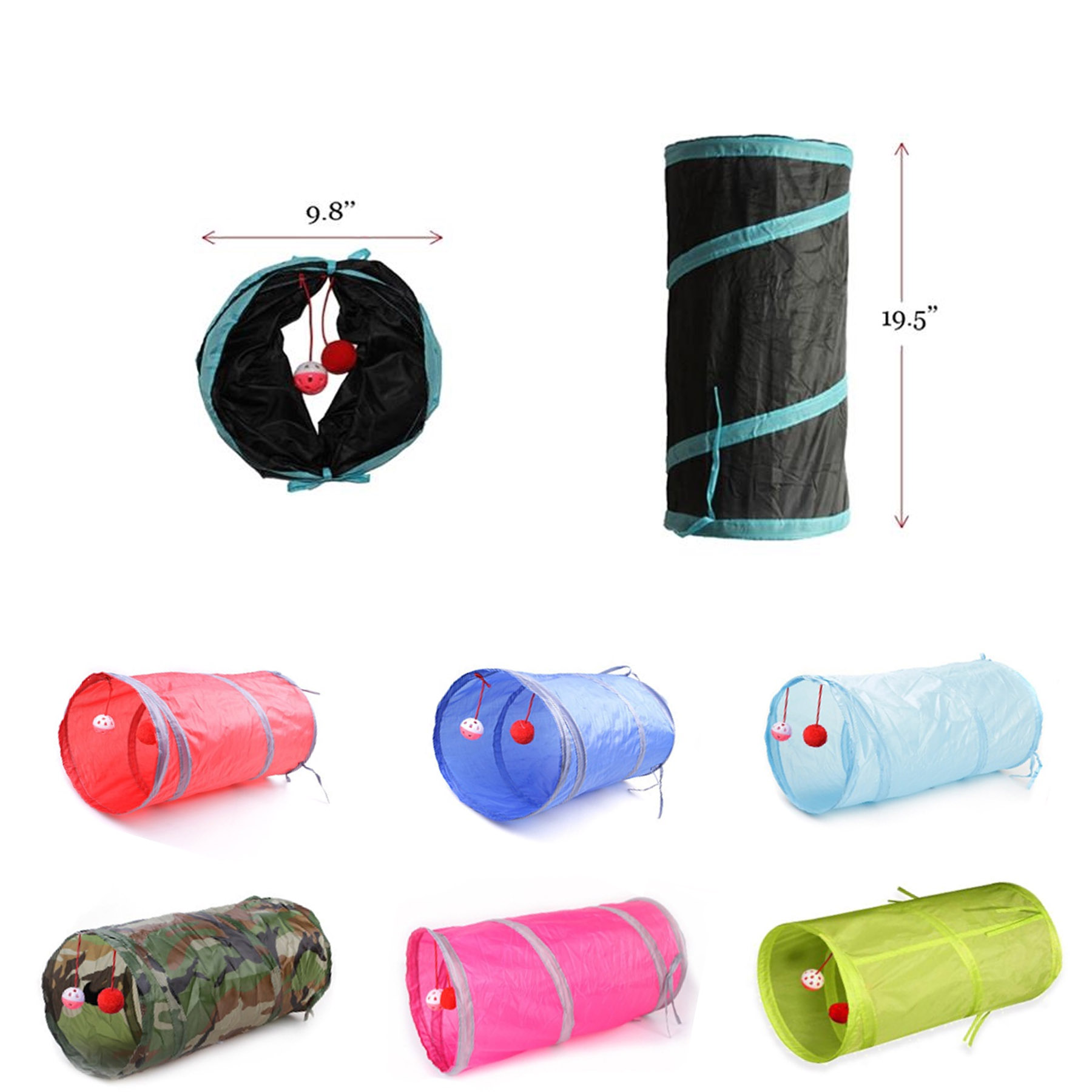 Cat Play Tunnel Funny Cat Long TunnelPet Play Toy 3