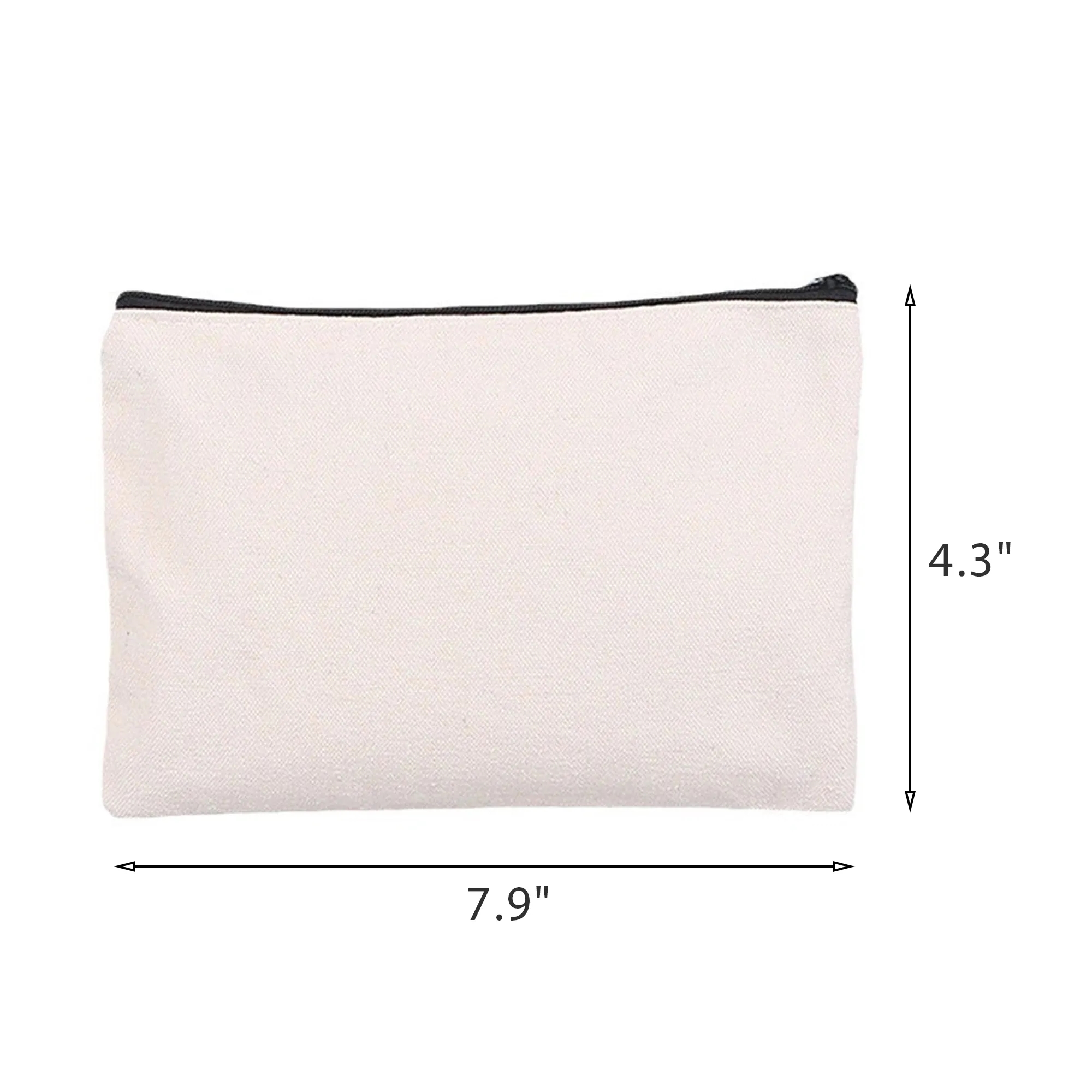 Blank Canvas Zipper Pouches 4