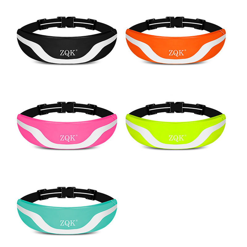 Waterproof Neoprene Outdoor Sports Running Waist Bag w/Seflective Stripes 11