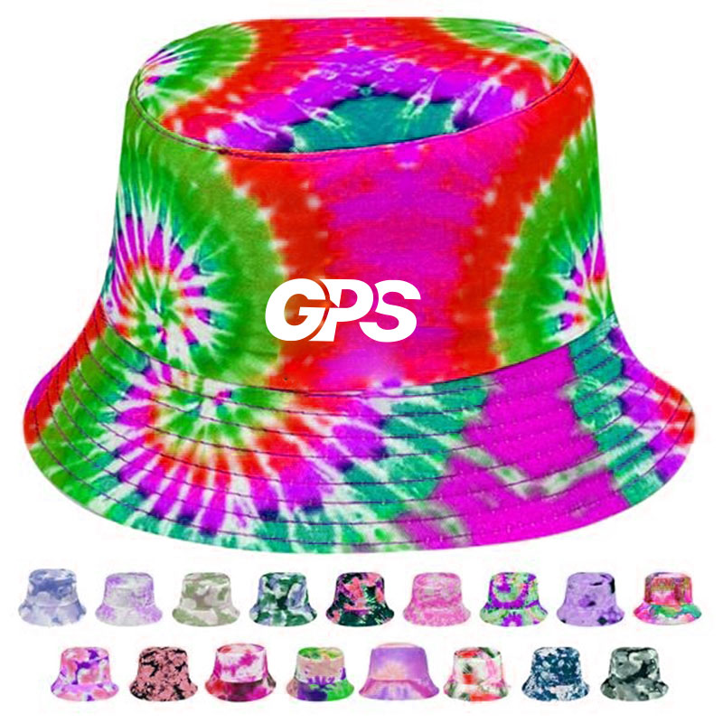 100 Percent Cotton Tie Dye Bucket Hat