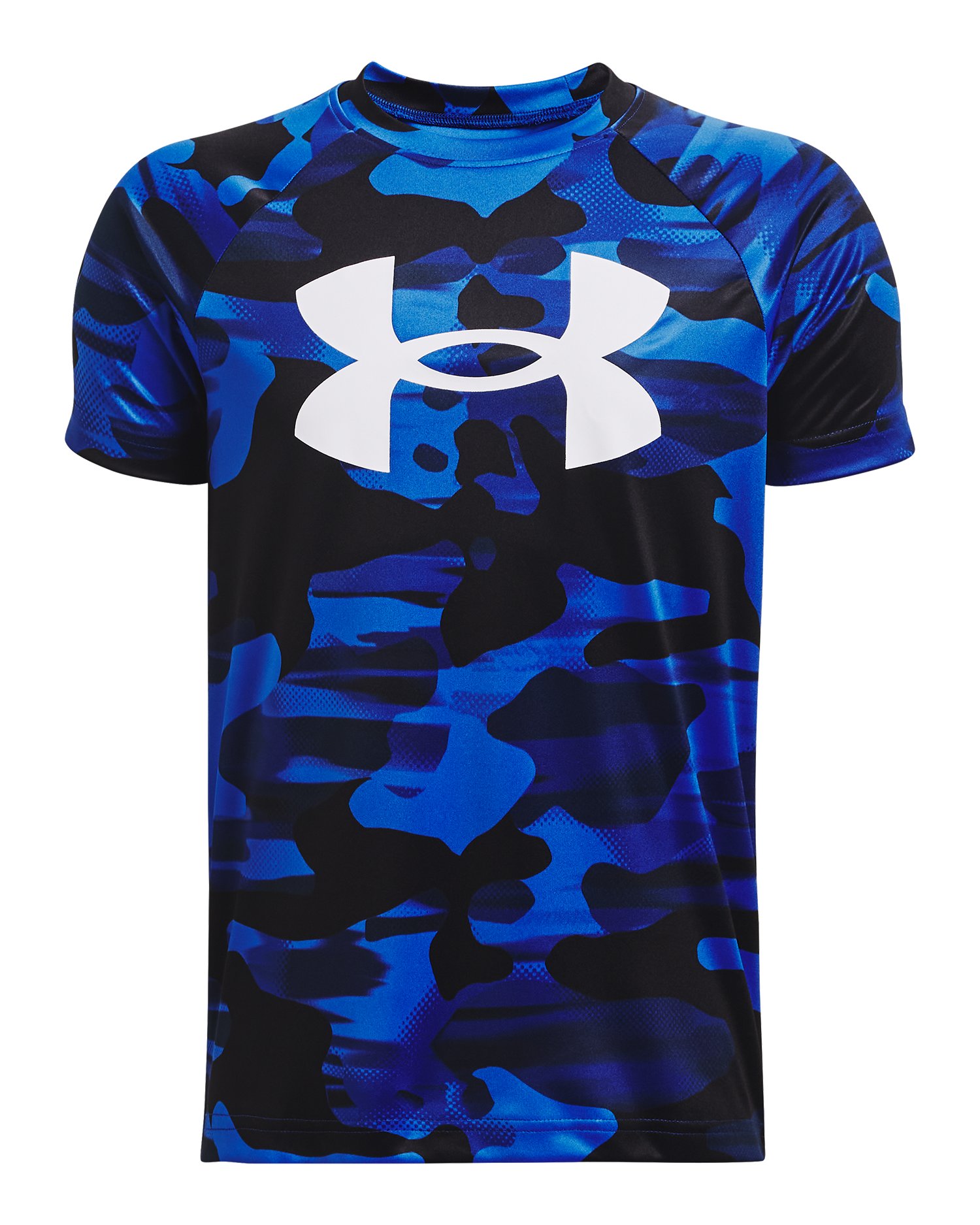 UA Tech Big Logo Printed Boys' Short Sleeve 18