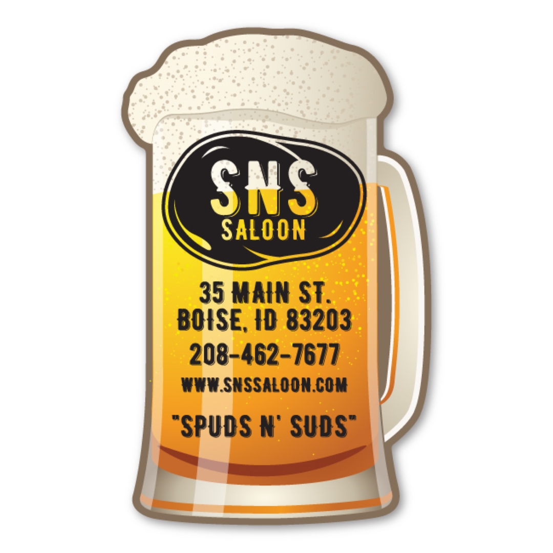 Beer Mug Magnet - 3" x 4.80" - 30 mil - Outdoor Safe