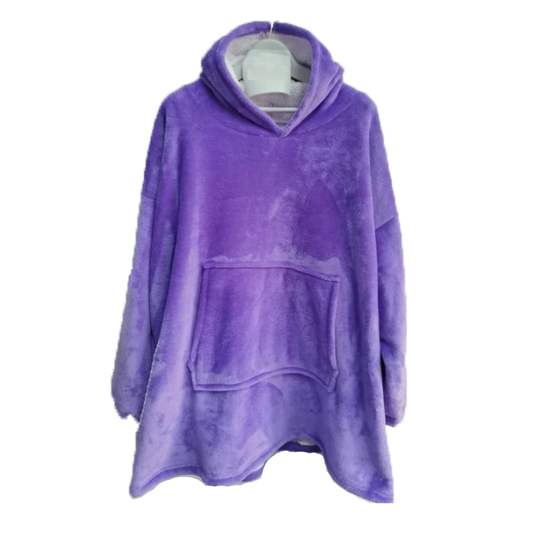 Oversized Microfiber & Sherpa Wearable Blanket 5