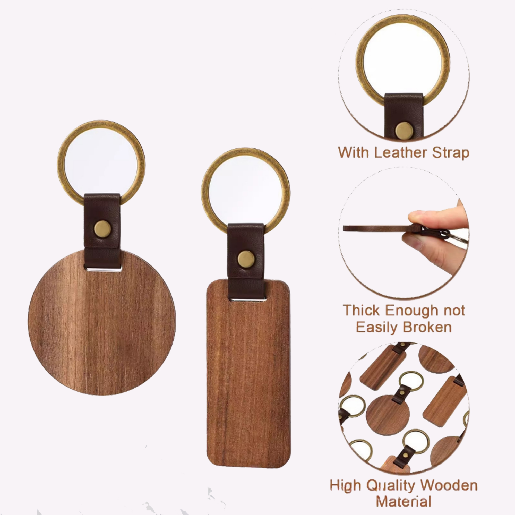 Black Walnut Keychain 1
