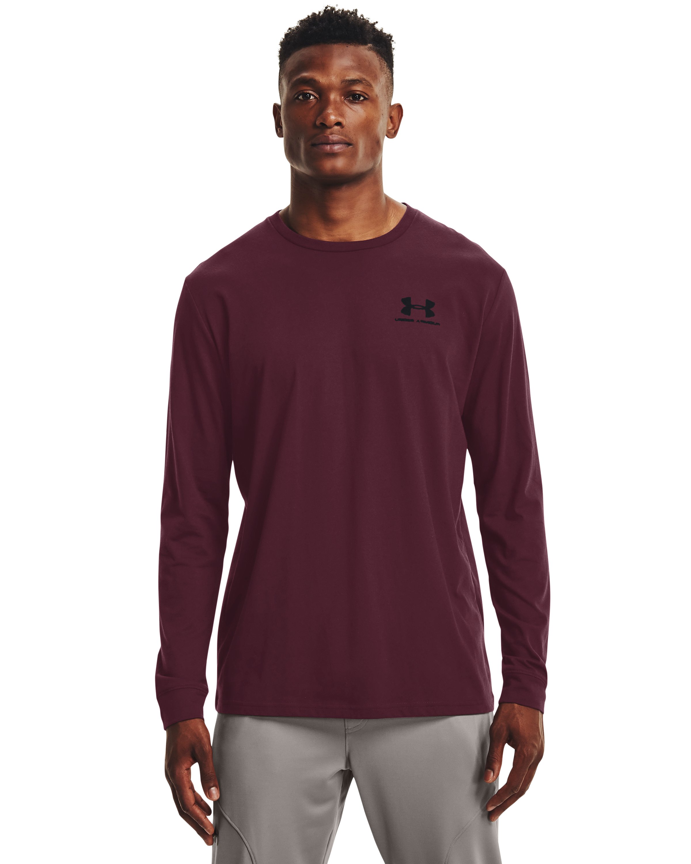 UA Left Chest Men's Long Sleeve 5