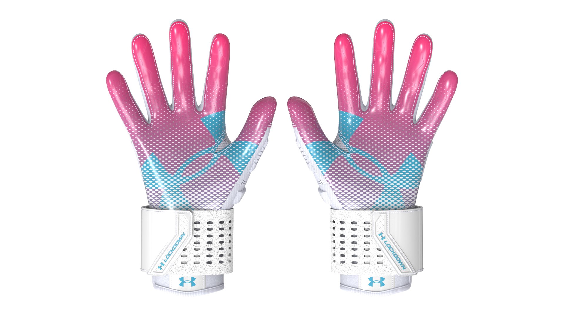 UA Lockdown Men's Football Gloves 3