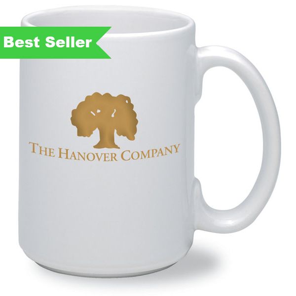 JUMBO WHITE MUG 15 OZ. 4