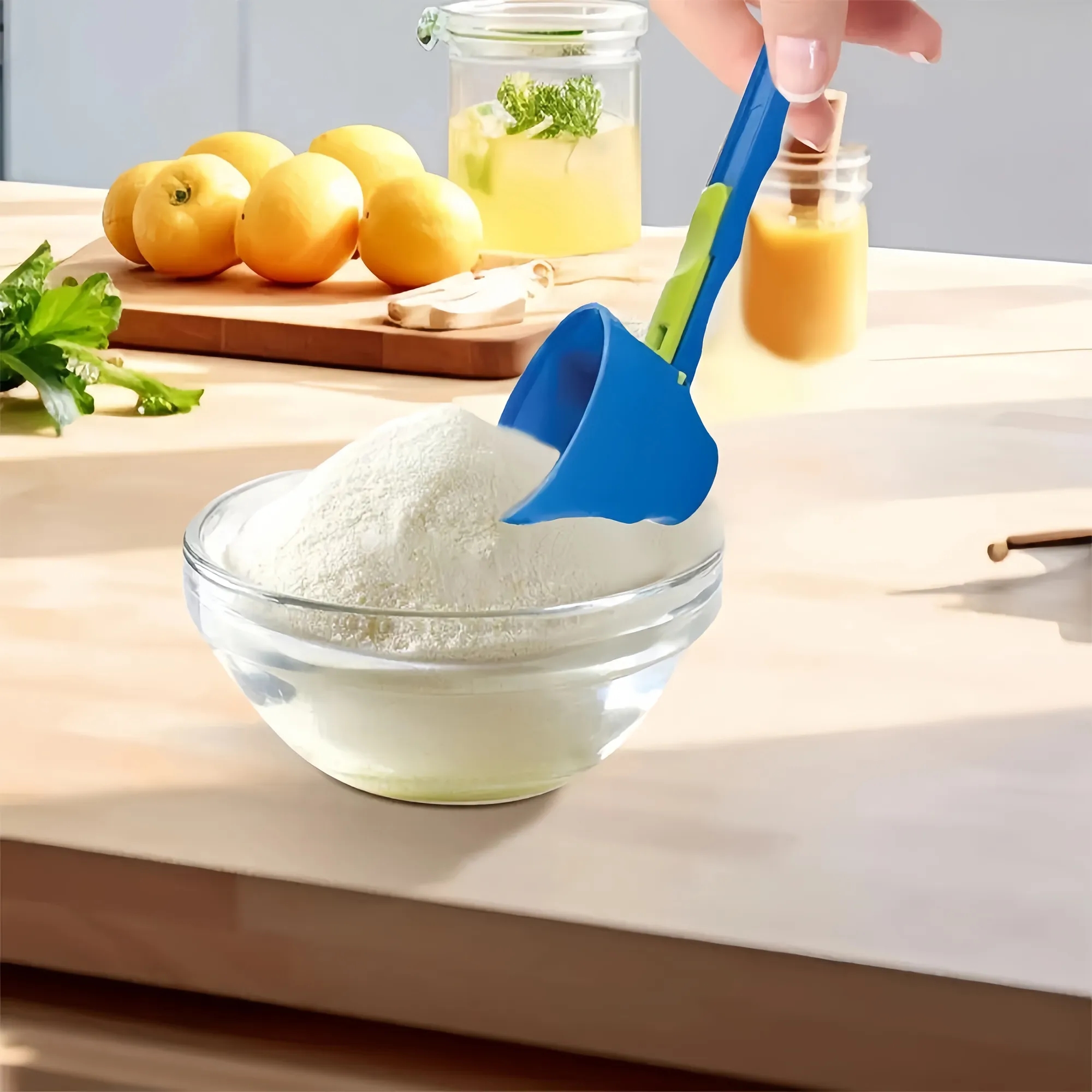 Mess Free Measuring Funnel Sliding Spoon 2