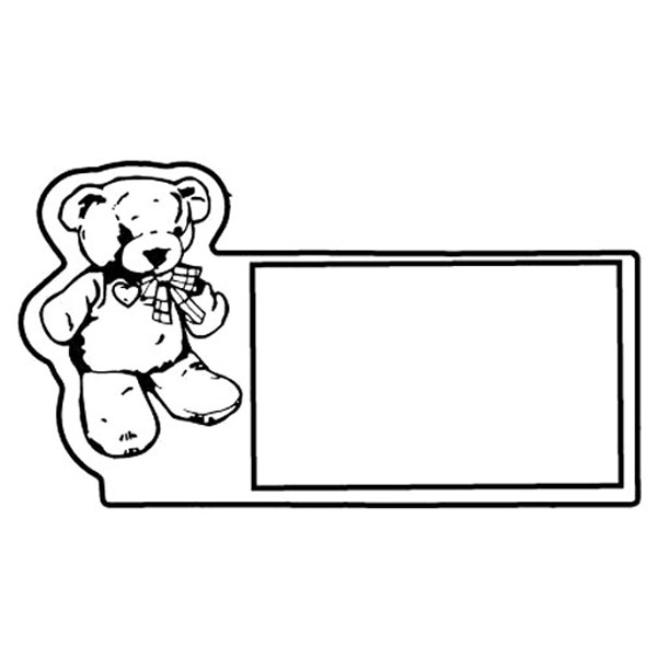 Magnet - Bear In Rectangle - Full Color 2