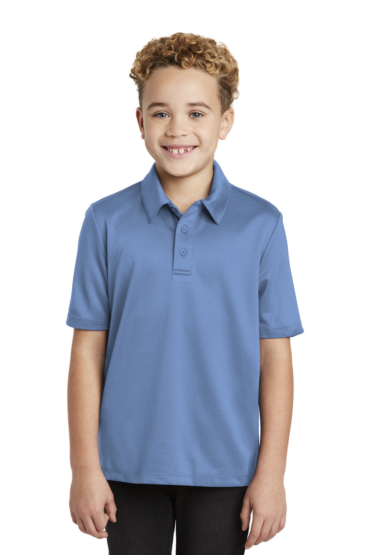 Port Authority® Youth Silk Touch Performance Polo 3
