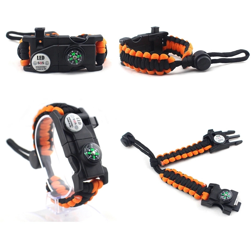 20 in 1 Outdoor Survival Paracord Bracelet 12