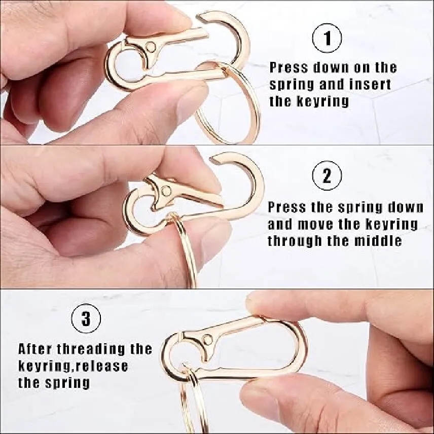 Metal Keychain Ring Clip 2