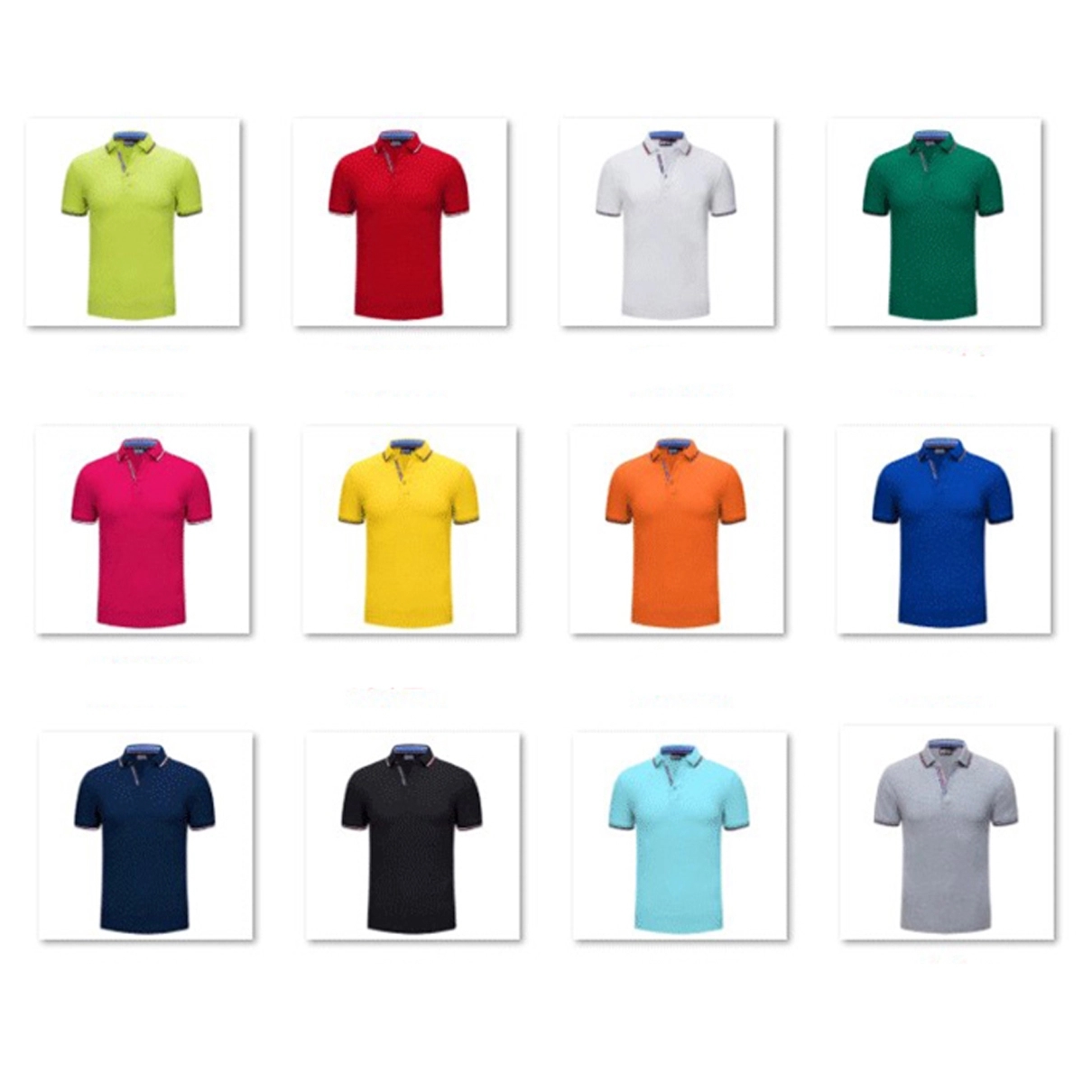 Short Sleeve Golf Tennis Polo Shirts 6