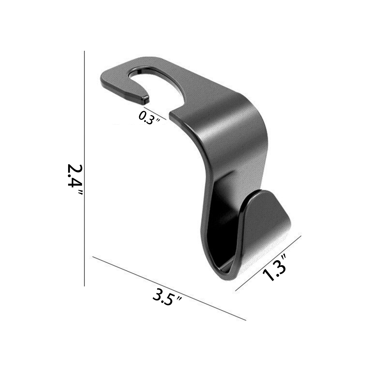 Car ABS Seat Hook 4