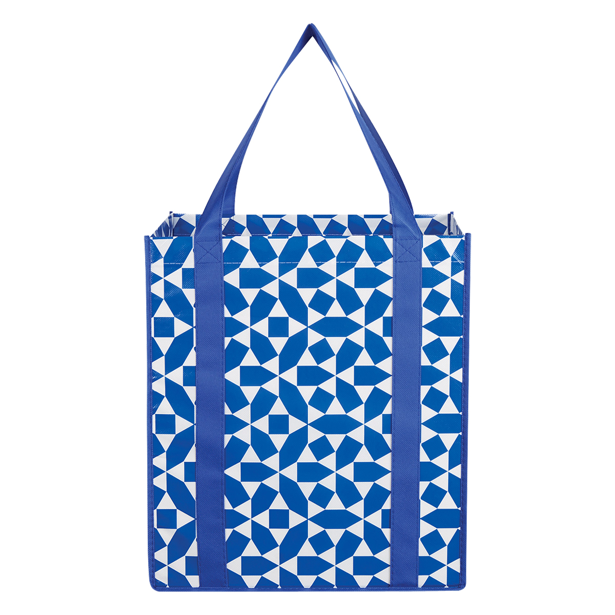 Non-Woven Geometric Shopping Tote Bag 8
