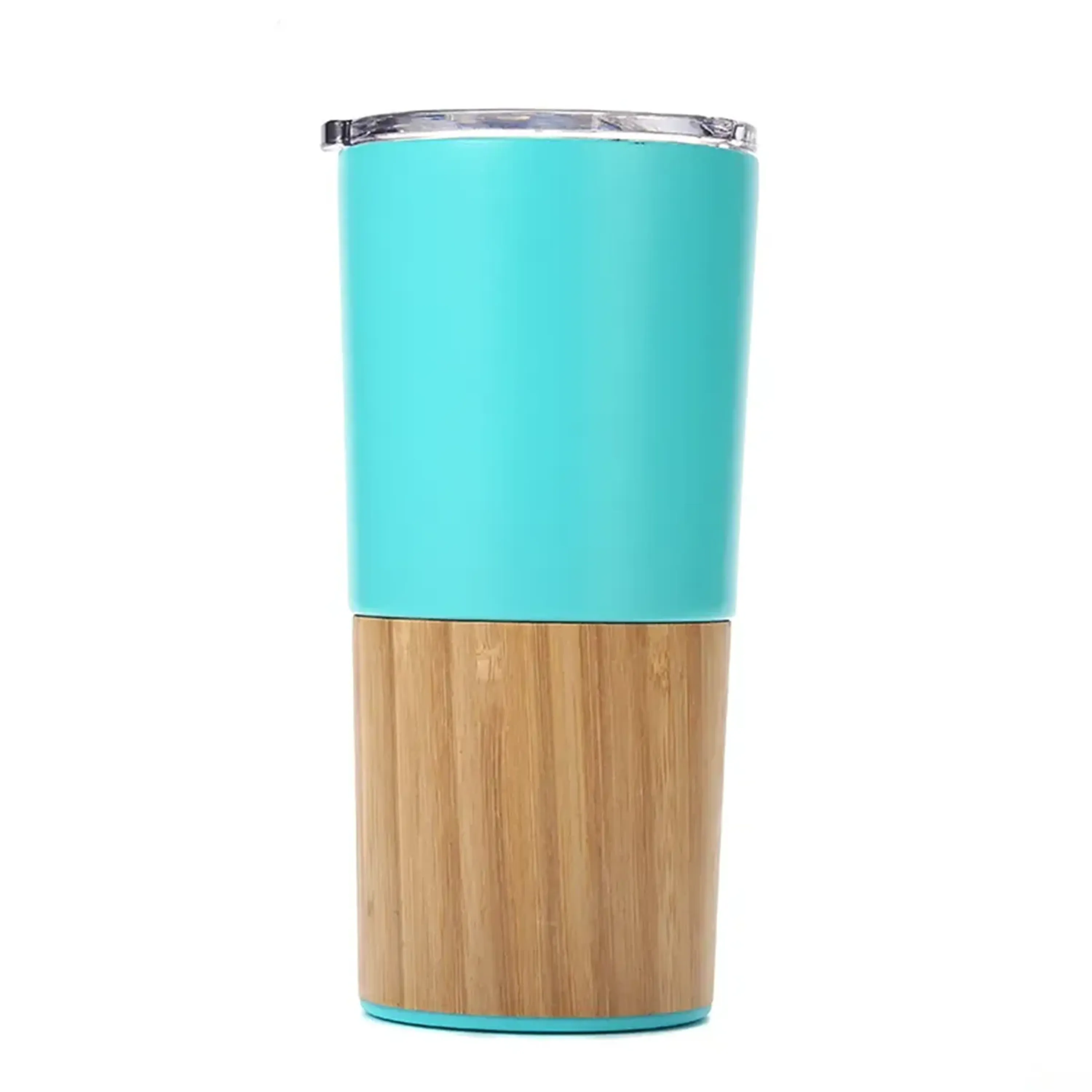 20 oz Stainless Steel Insulated Tumbler with Bamboo 5