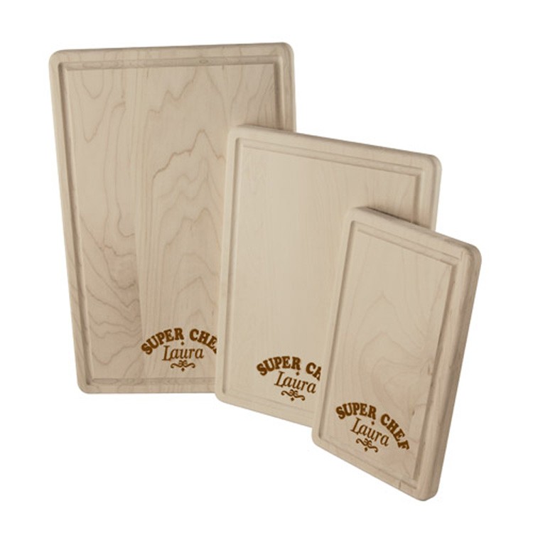 10" x 15" Maple Cutting Board, Lasered 1