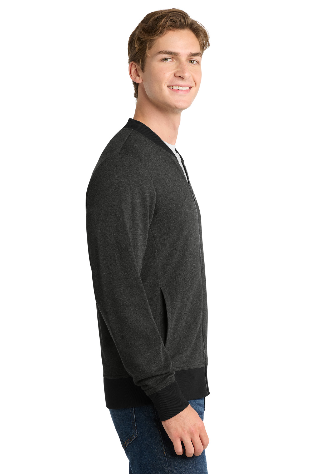 Sport-Tek Lightweight French Terry Bomber. ST274 8