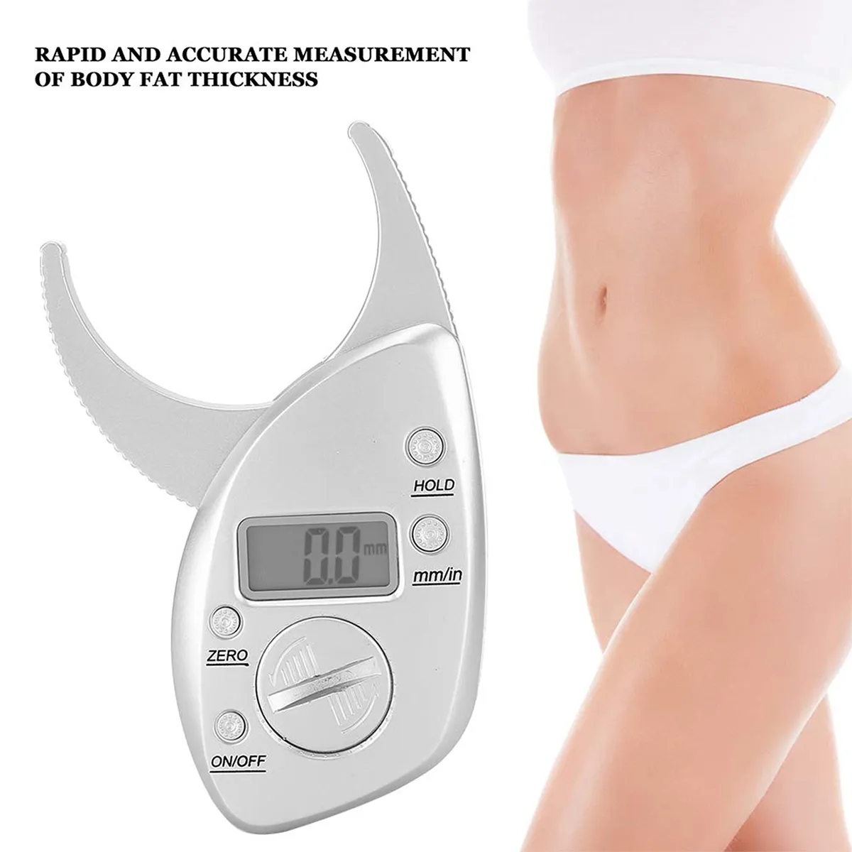 Handheld Portable Digital Body Muscle Fat Caliper 3