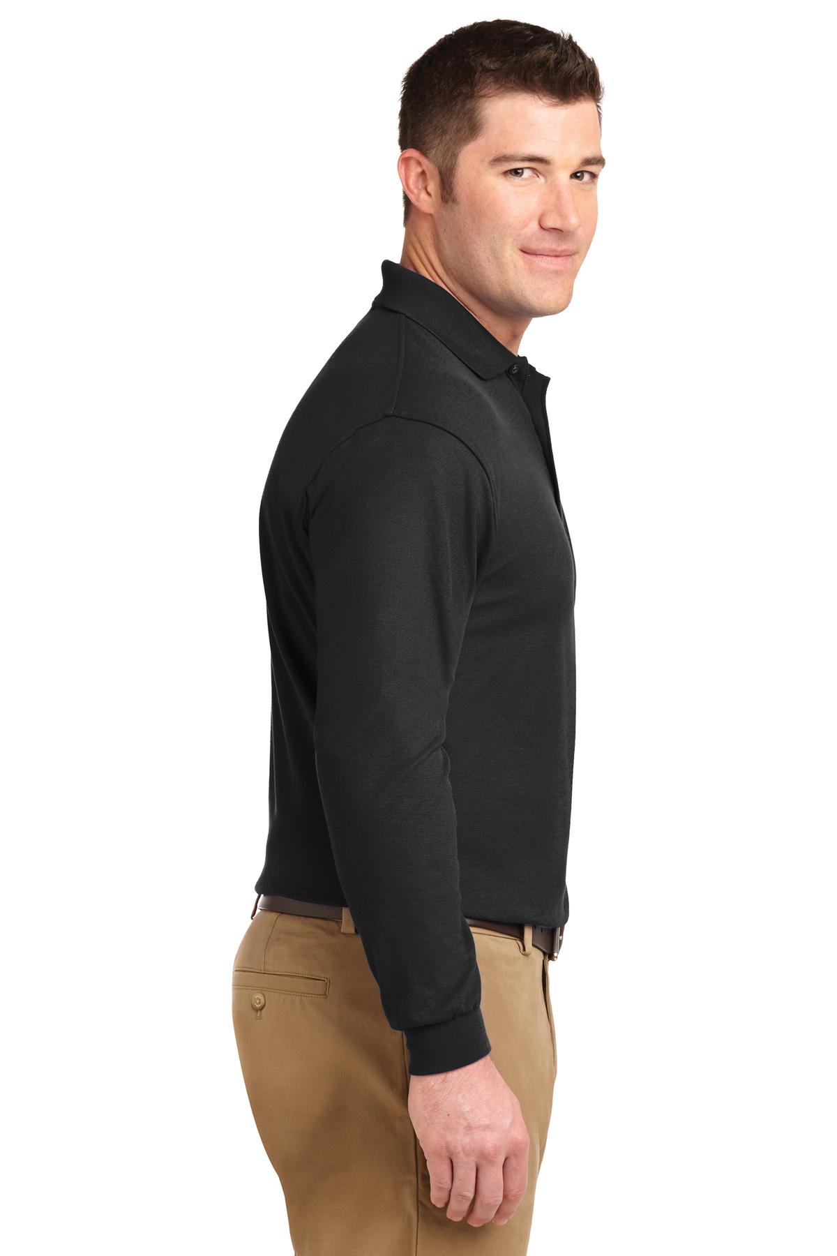 Tall Silk Touch Long Sleeve Polo