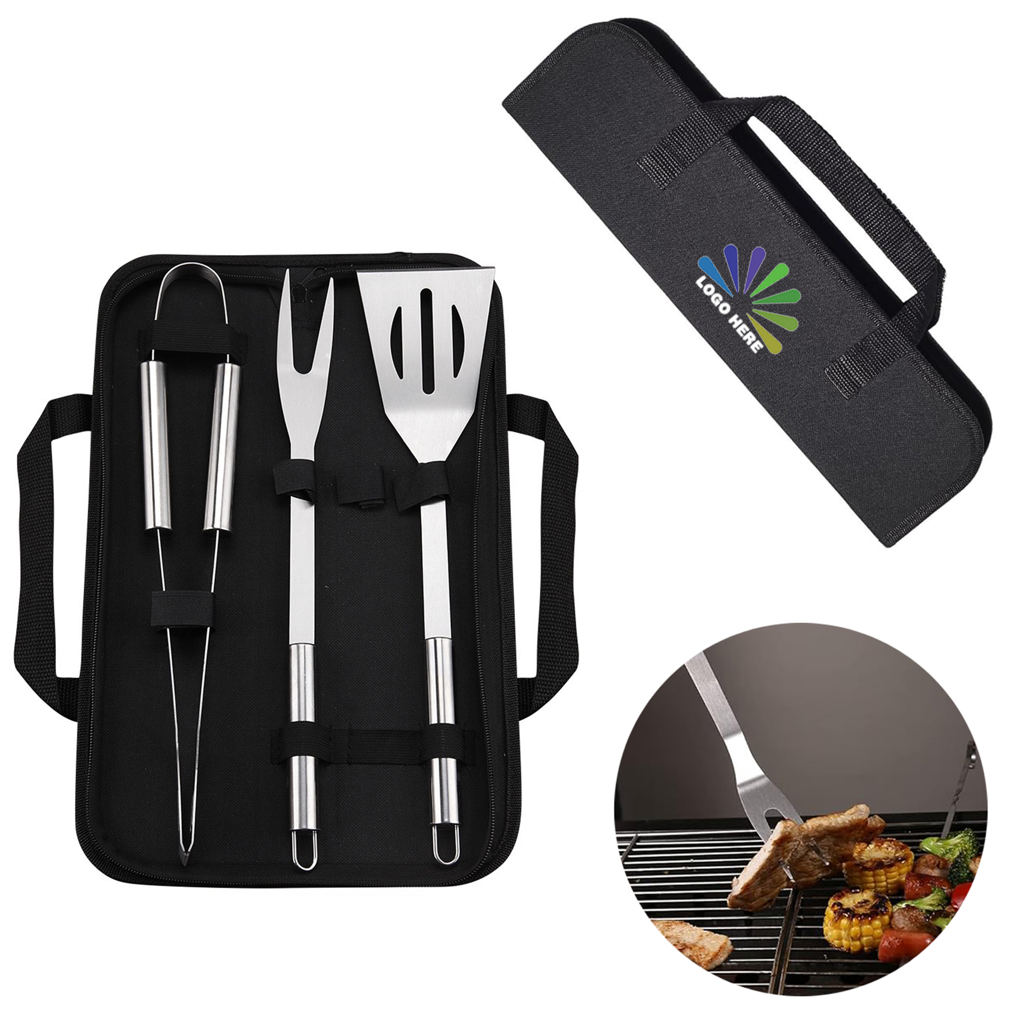 Portable Barbeque Grilling Tool Set 2