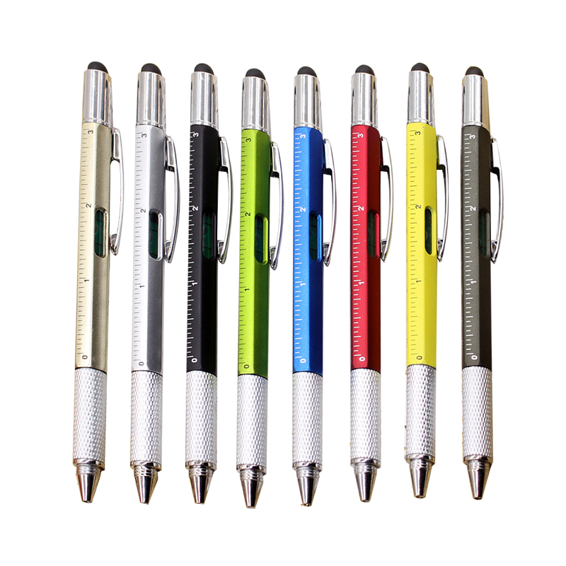 Stylus w/Ballpoint Pen, Ruler, Screwdriver & Level Tool 6