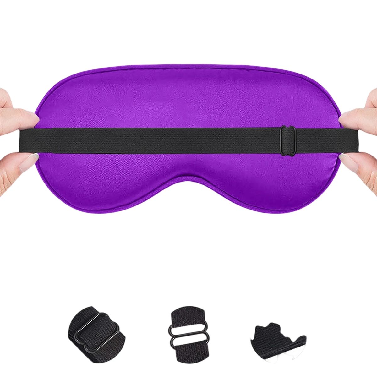 Adjustable Eye Mask Satin Soft Design 26