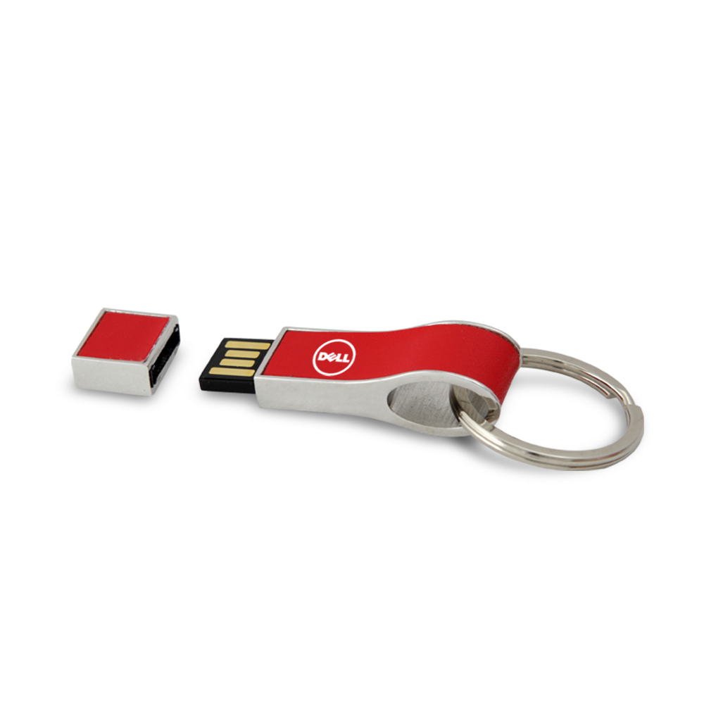 Plainfield Mini Curved Leather Bound USB 8