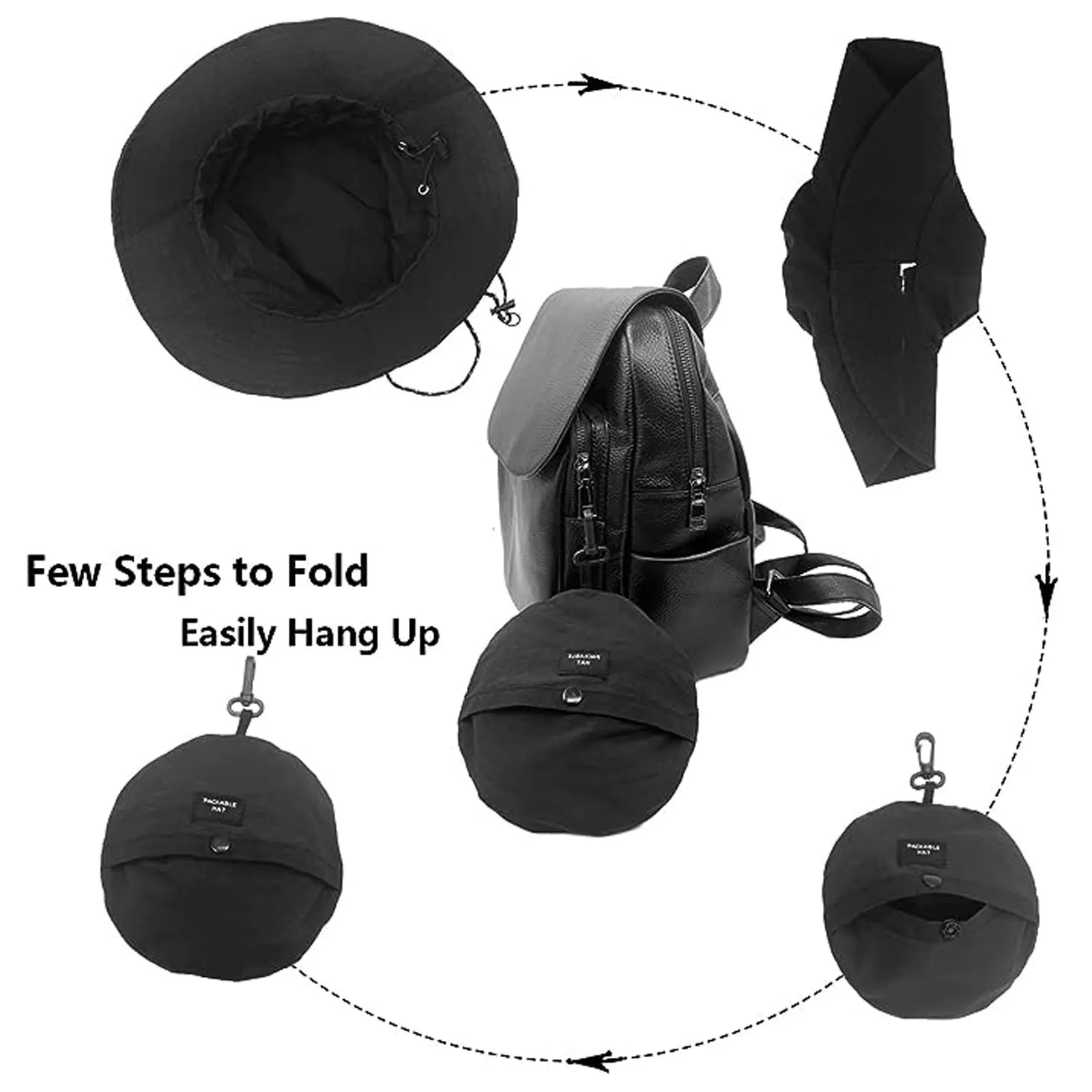 Collapsible Packable Portable Bucket Hats 2