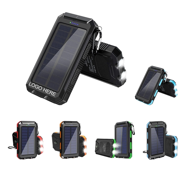 Solar Power 20,000mah Portable Charger Bank Power Supply