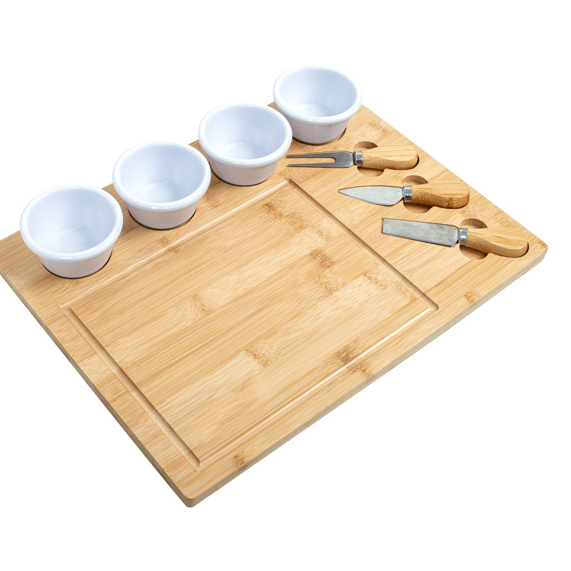 Bamboo Cheese Board Bread Cutting Board 1