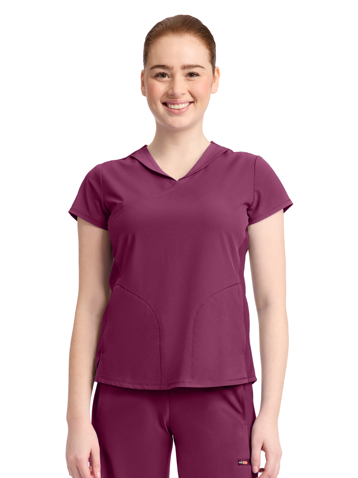Infinity GNR8 - Women's 2-Pocket Mock-Wrap V-Neck Top 30