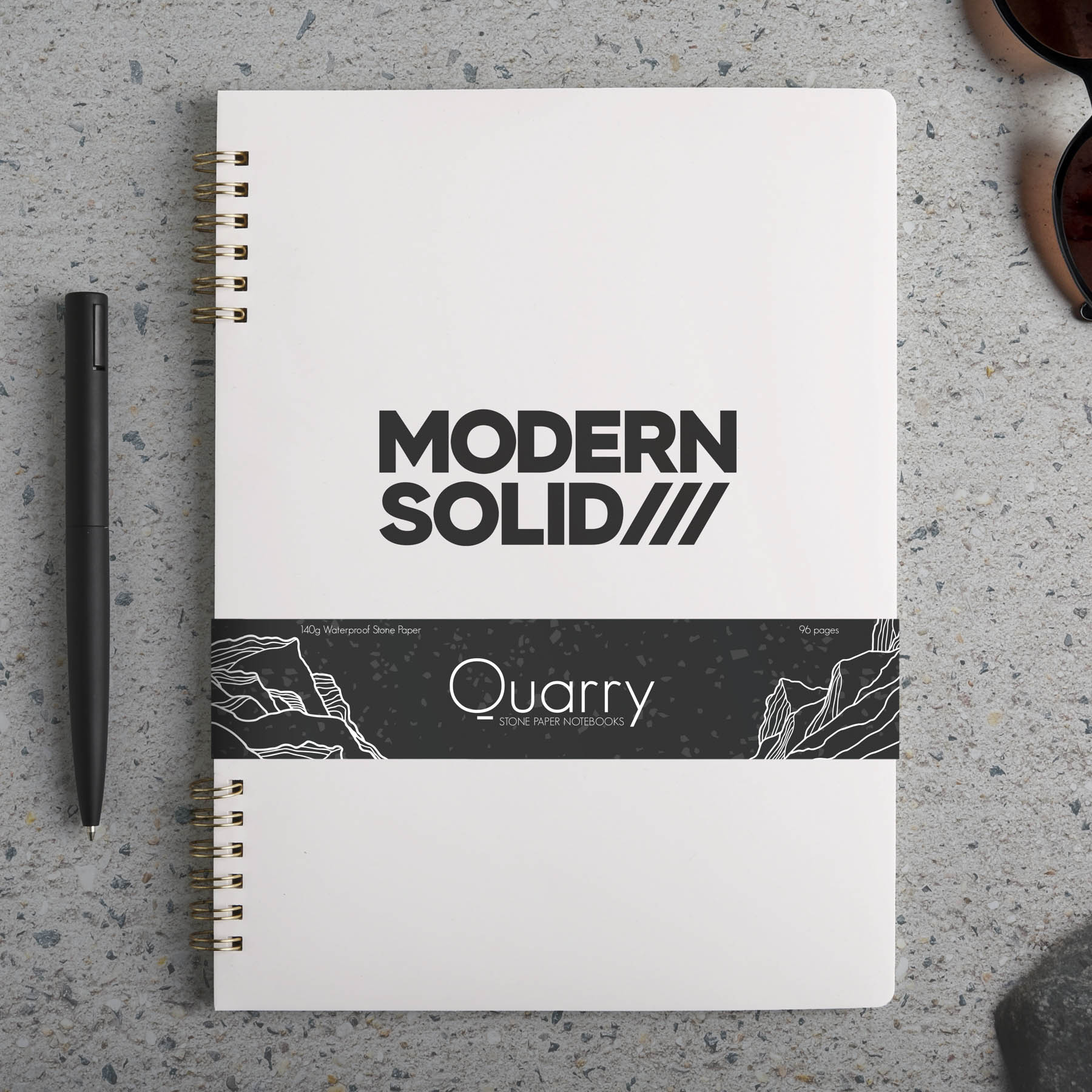 Quarry Stone Paper™ Ring Bound Notebook 7