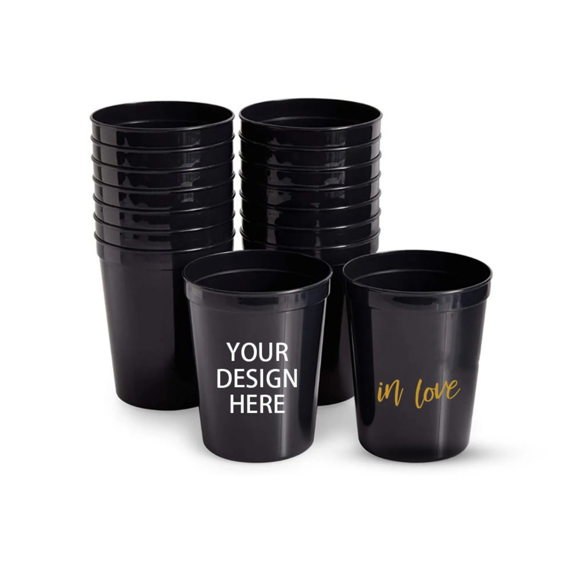 Custom Personal 16oz Stadium Reusable Plastic Party Cups 6