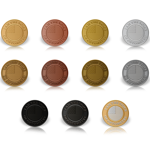 Solid Brass Lapel Pin with Dual Plating 3