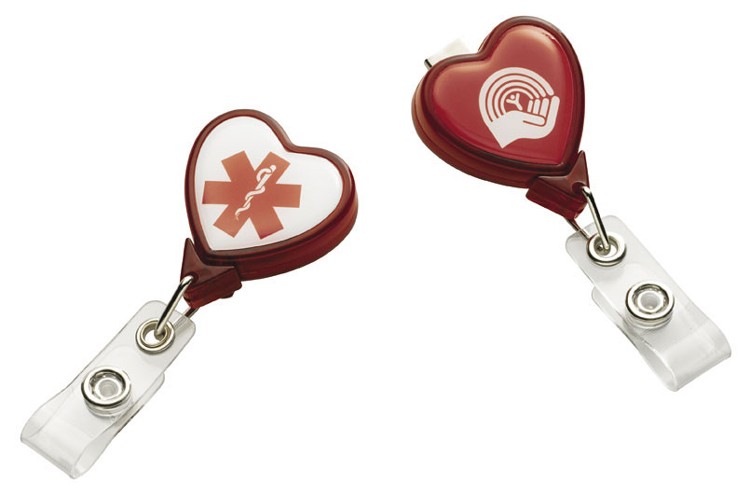 Heart Badge Holders 1