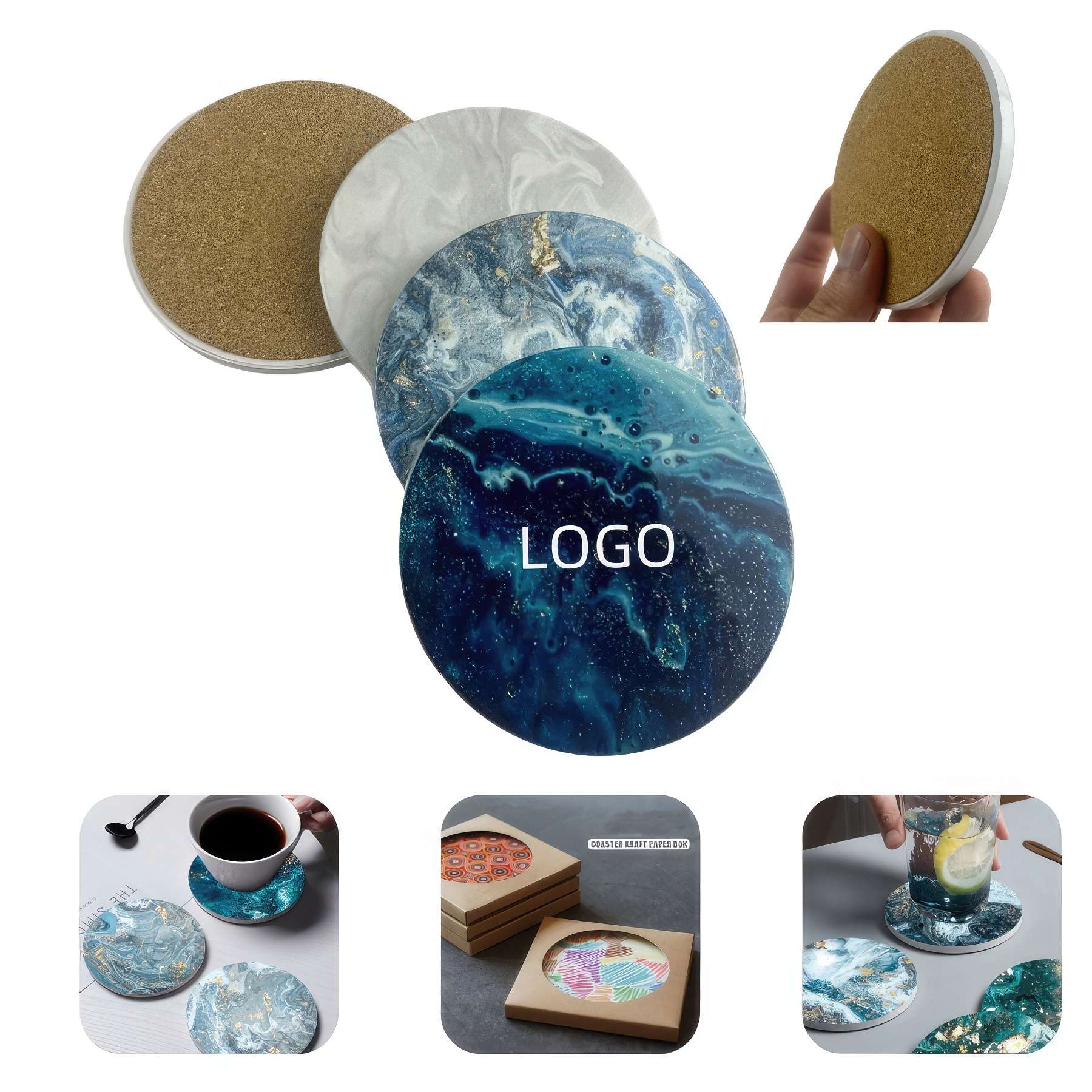 Custom Ceramic Coasters 2