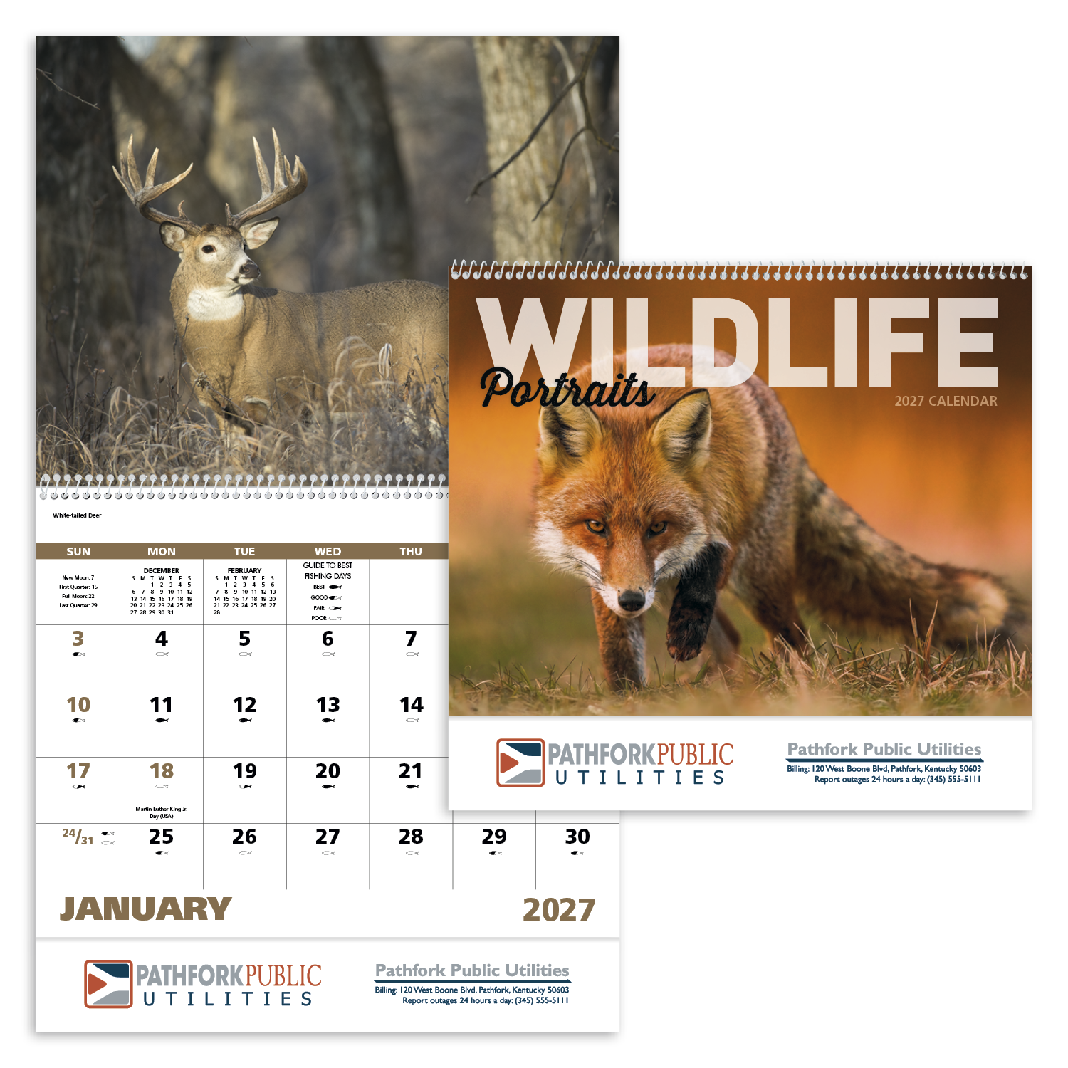 Good Value™ Wildlife Portraits - Spiral Calendar 62