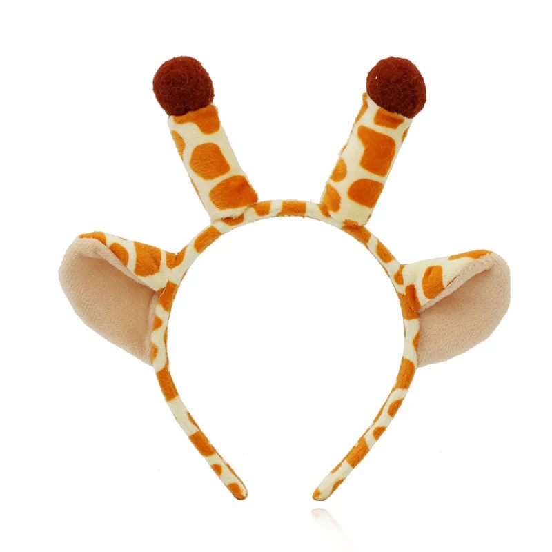 Cute Giraffe Costume Headband Funny Animal Headwear 4