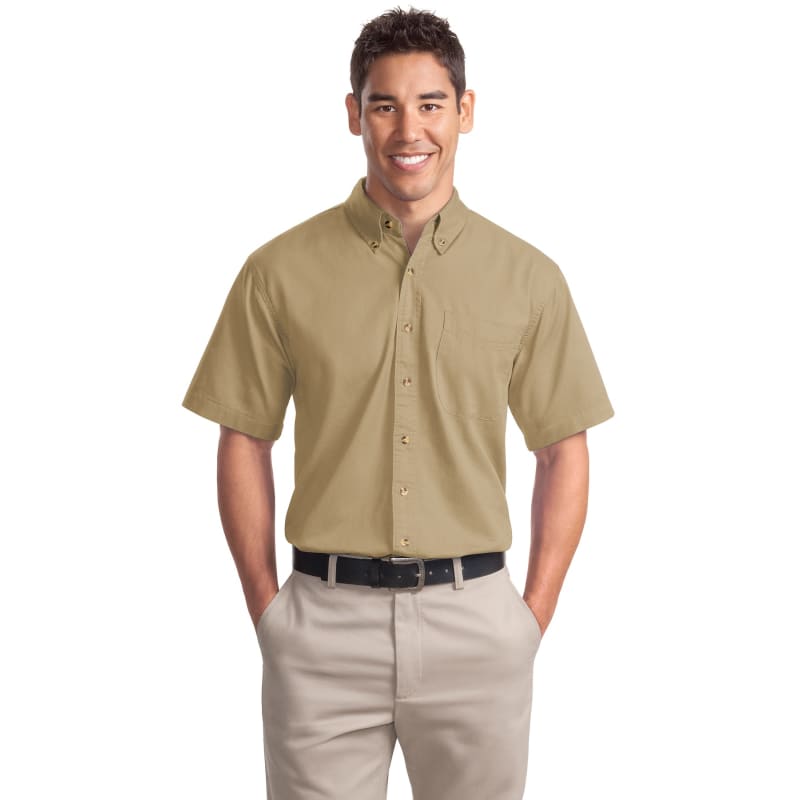Port Authority Short Sleeve Twill Shirt. 19