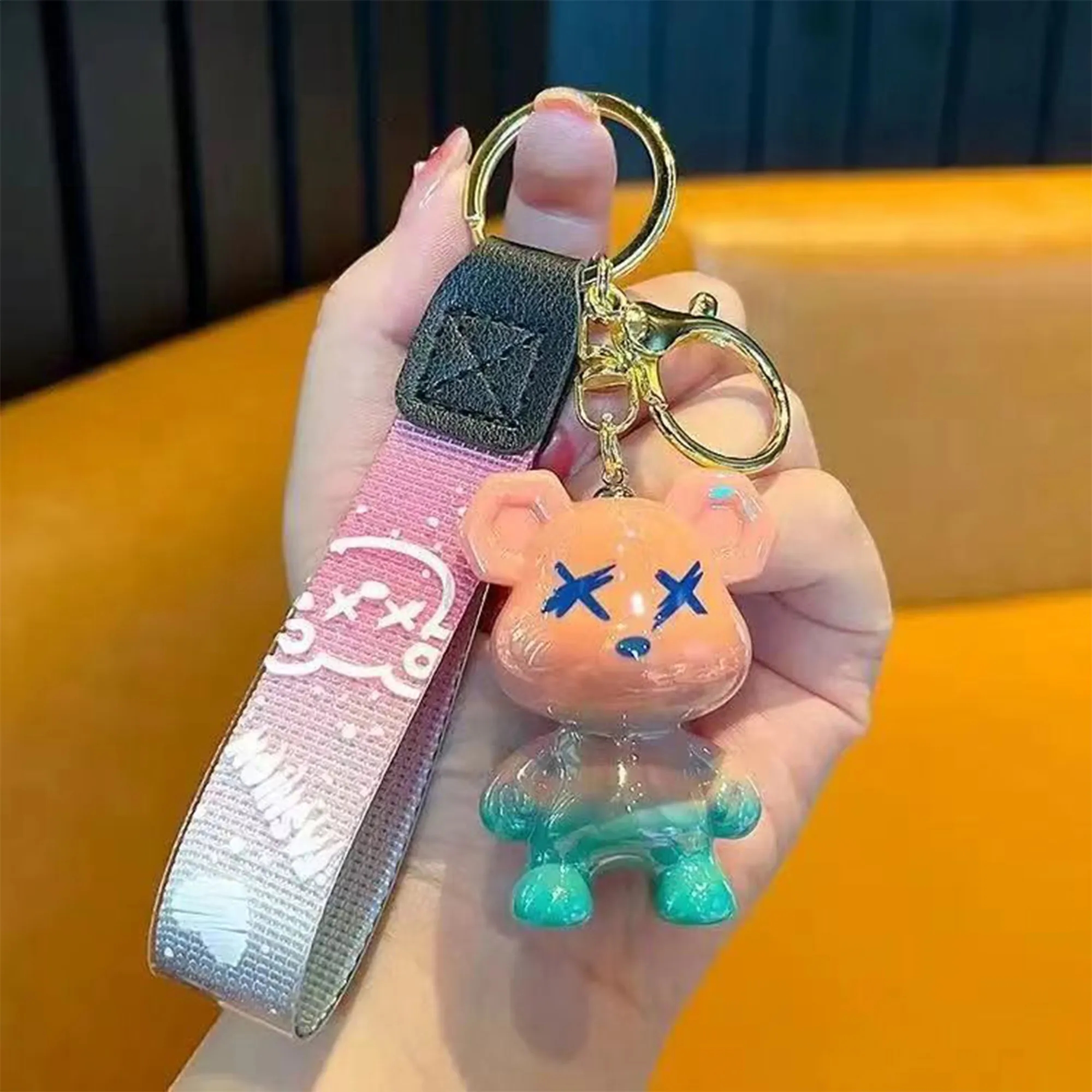 Starry Sky Bear Keychain 2