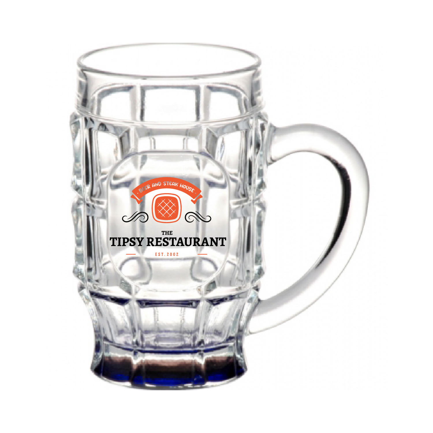 17.75 oz. Beer Garden Glass Mug (2 Color Imprint) 4
