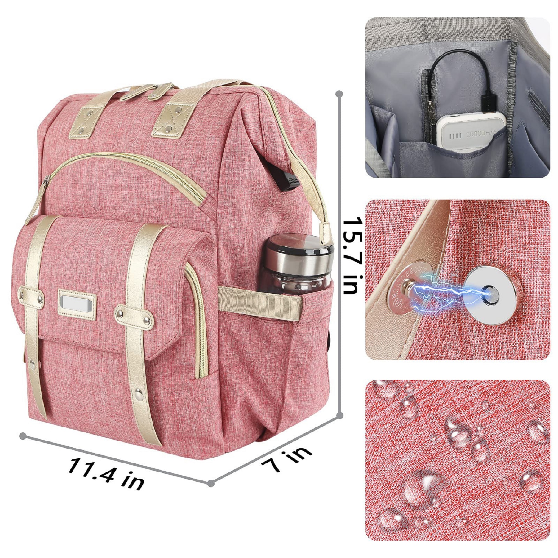 Large Capacity Mommy Backpack 12