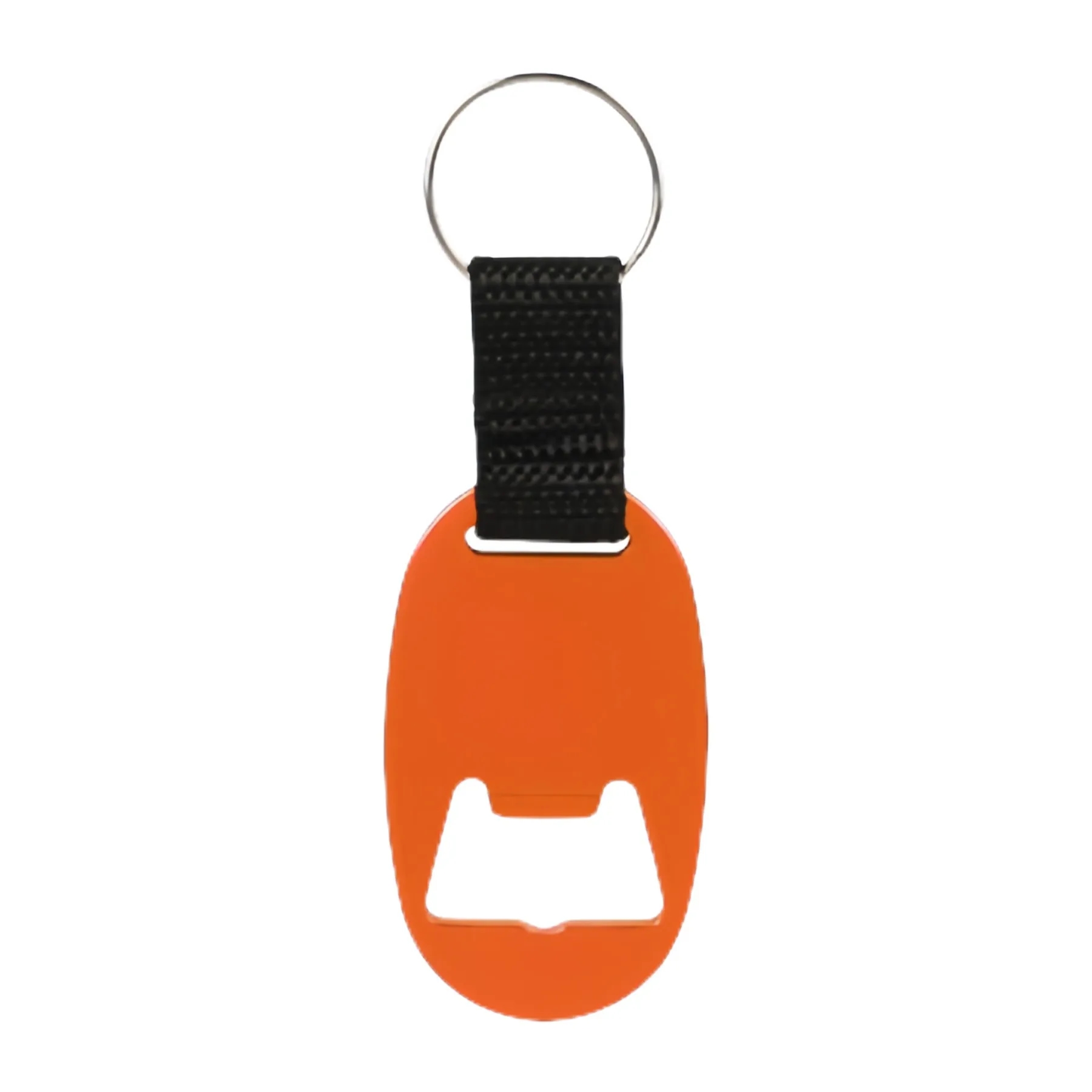 Oval Bottle Opener Keychain w/ Strap 4