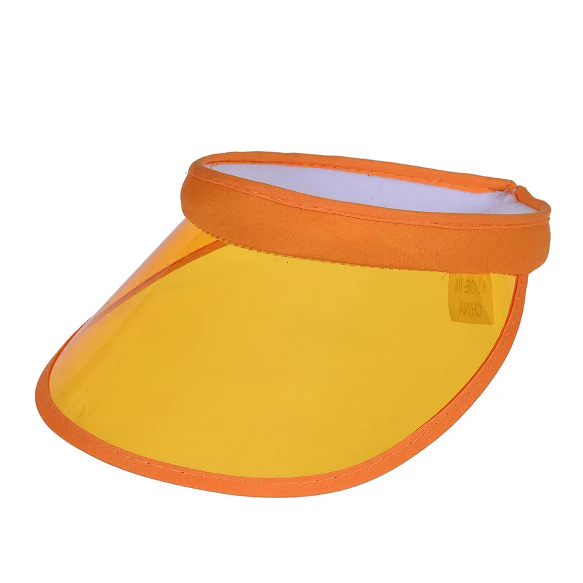 Clear PVC Visor With Wide Brim For Sun Protection 2
