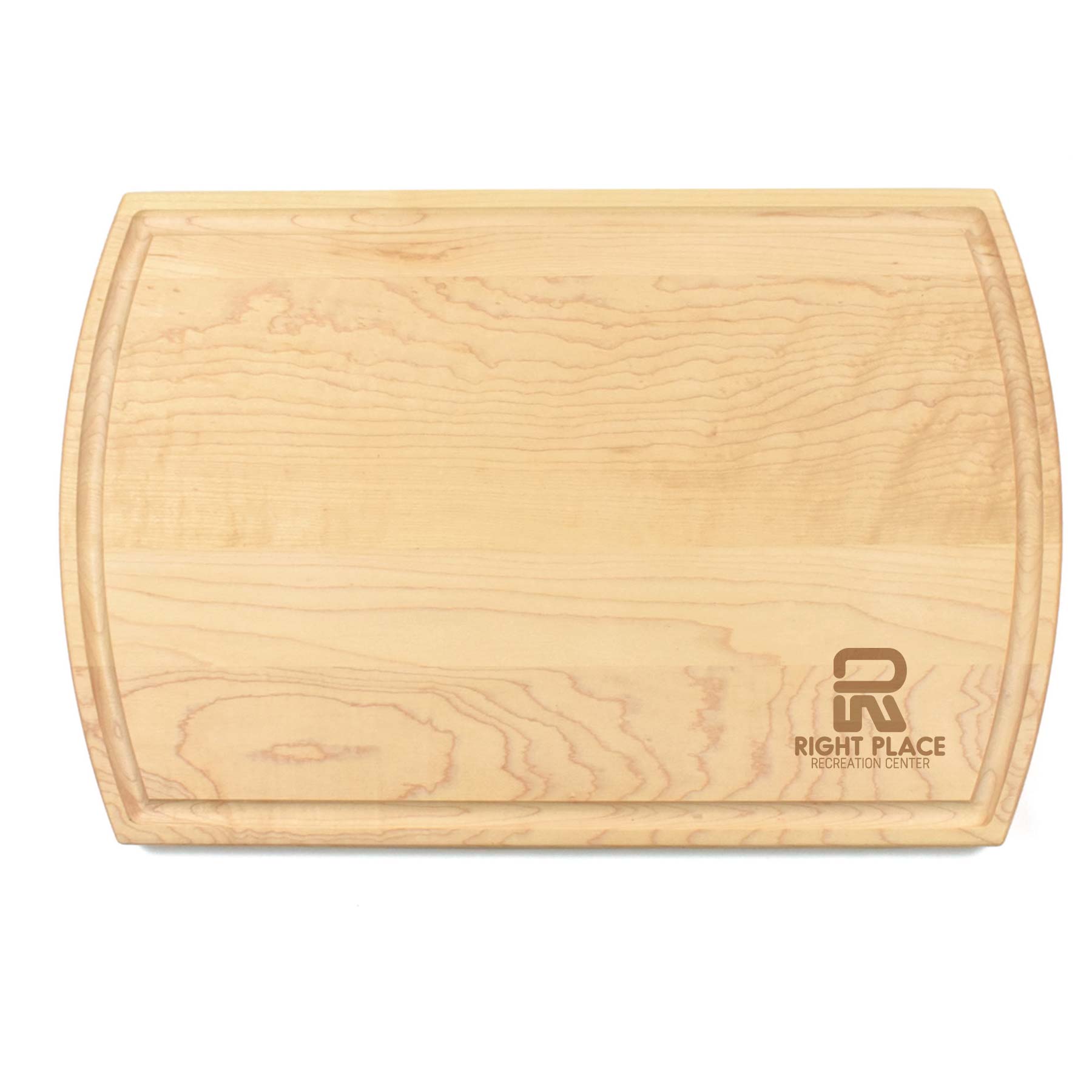 10 1/2" x 16" x 3/4" Maple Cutting Board with Juice Groove