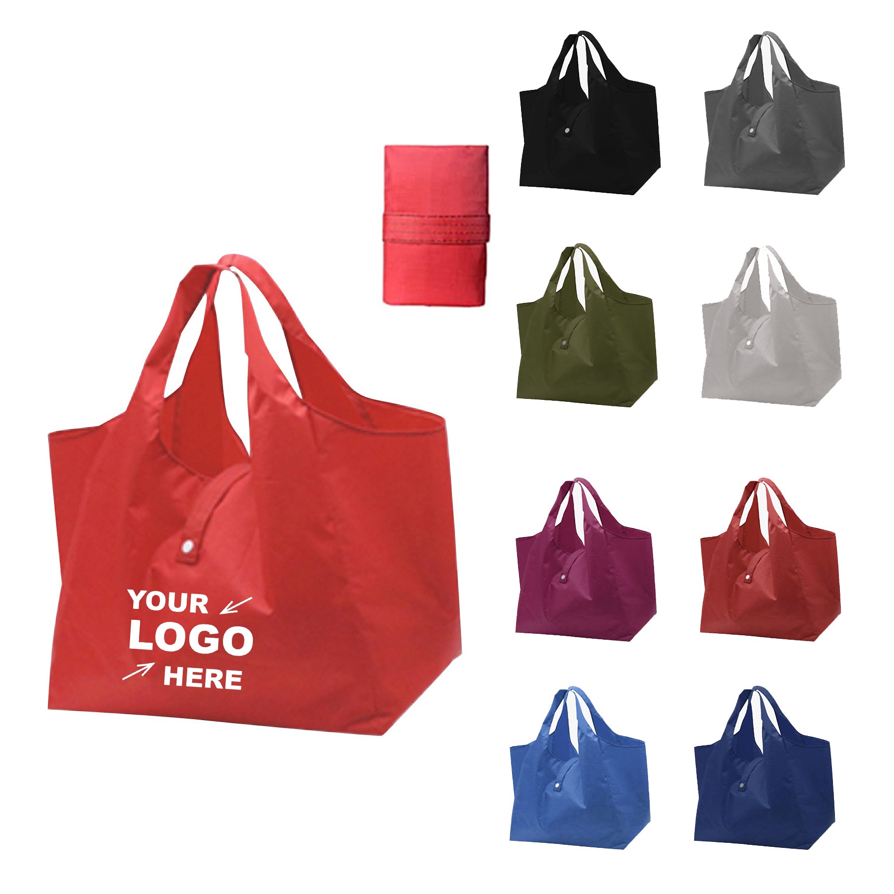 Waterproof Shopping Bag With Pouch 3